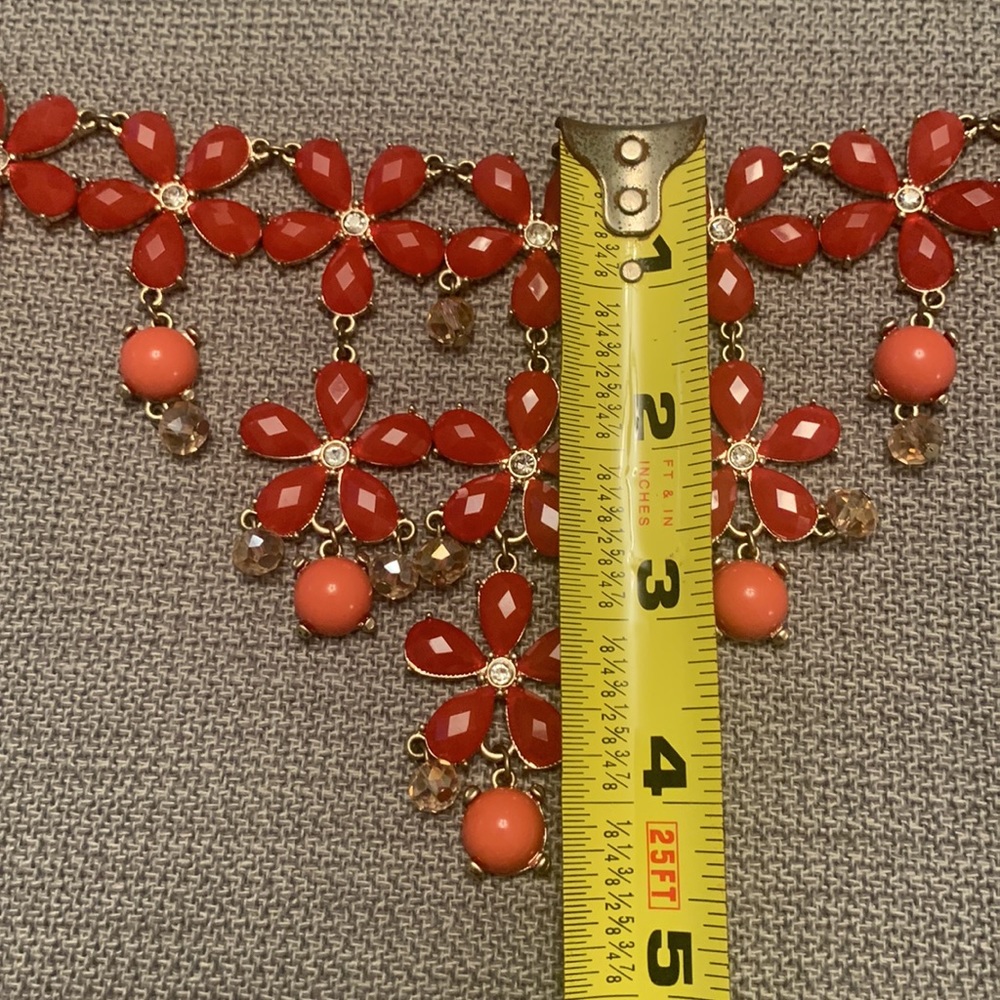 WHBM Drop Gemstones Statement Neck - Picture 6 of 8